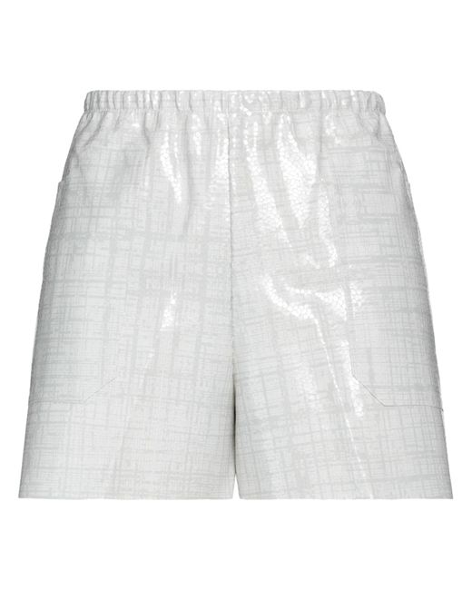 La Fille Des Fleurs White Shorts & Bermuda Shorts