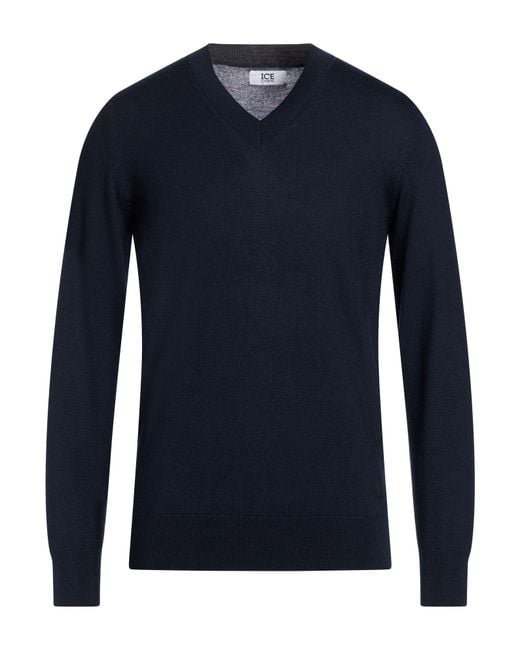 Pullover Ice Iceberg de hombre de color Blue