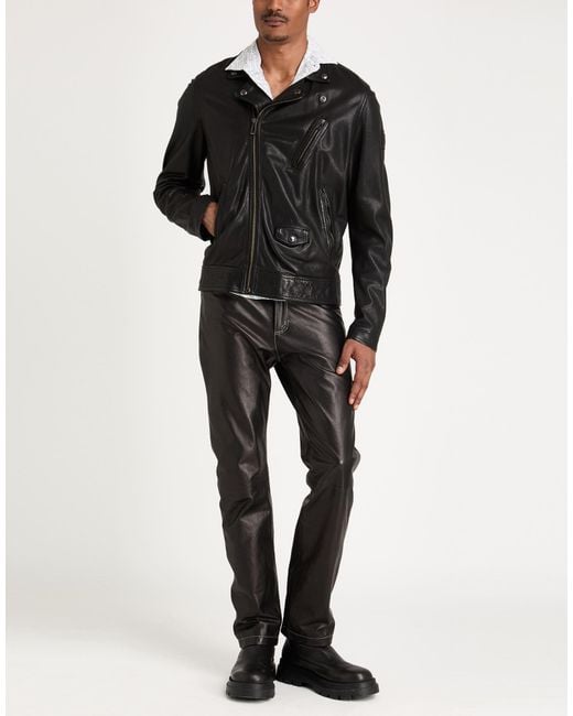 Belstaff Black Jacket Leather for men