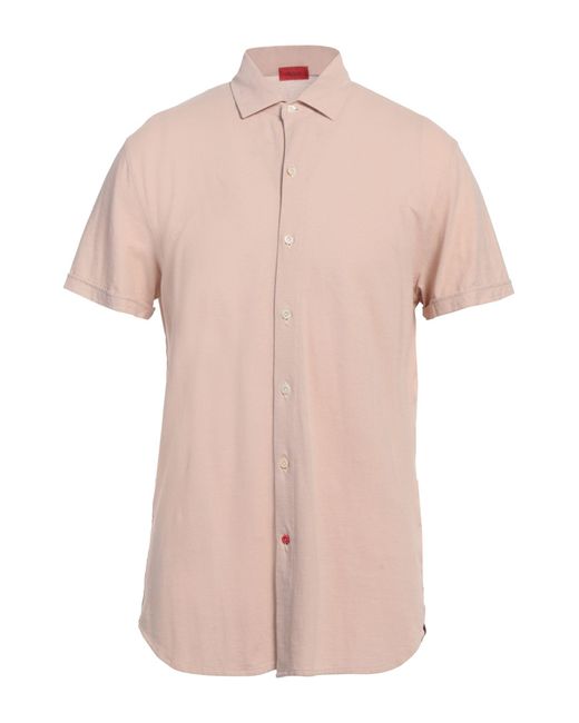 Camisa Isaia de hombre de color Pink