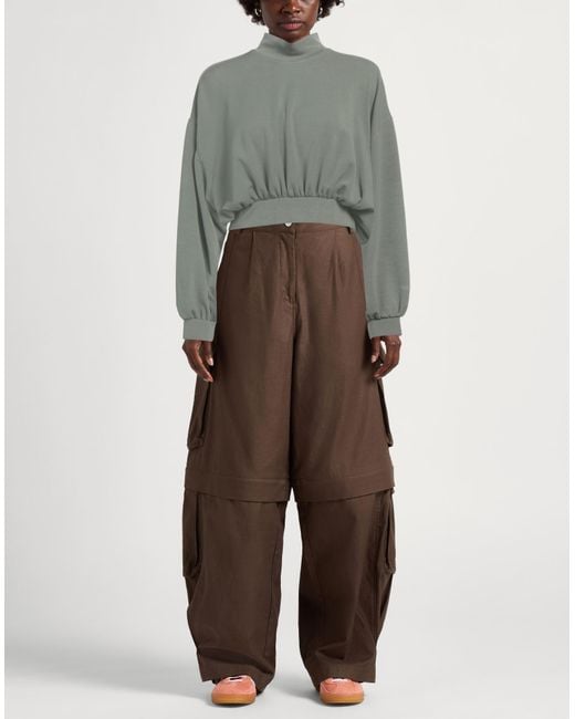 hinnominate Gray Sweatshirt Modal, Polyester, Elastane