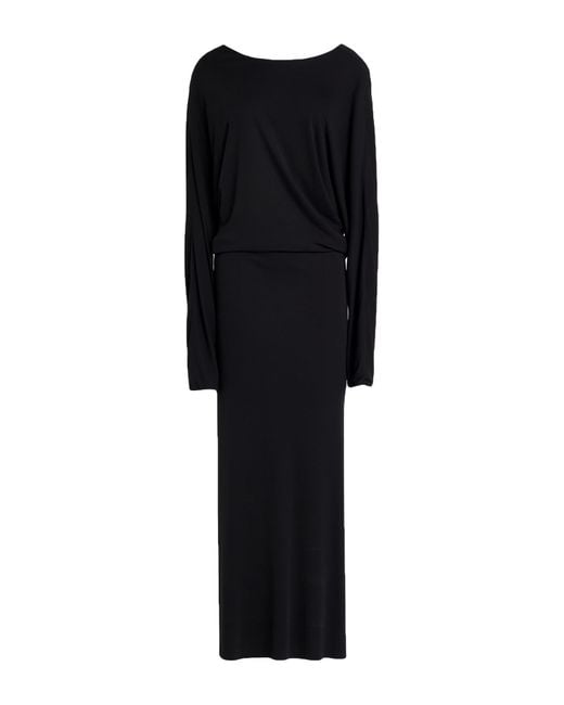 Khaite Black Maxi Dress