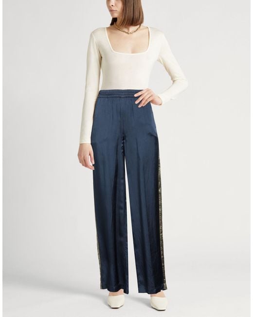 Aspesi Blue Pants Viscose