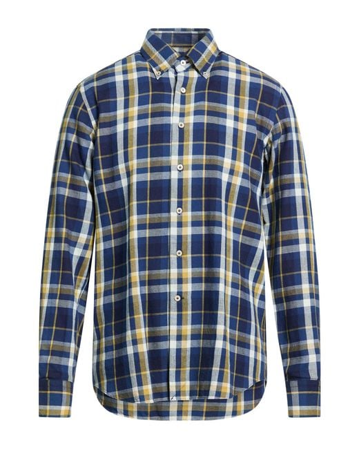Alessandro Gherardi Blue Shirt Cotton for men