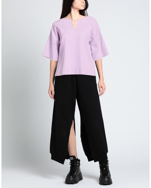 Furore Purple Lilac Top Viscose, Polyester, Elastane