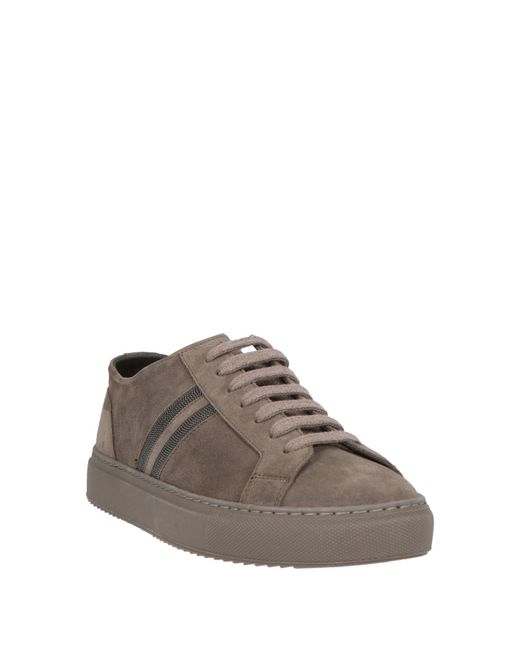 Doucal's Brown Eric Sneakers Leather