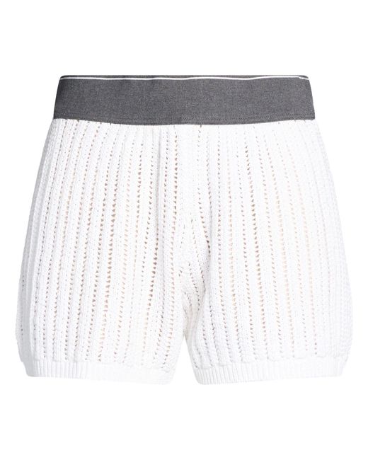 Brunello Cucinelli White Shorts & Bermuda Shorts