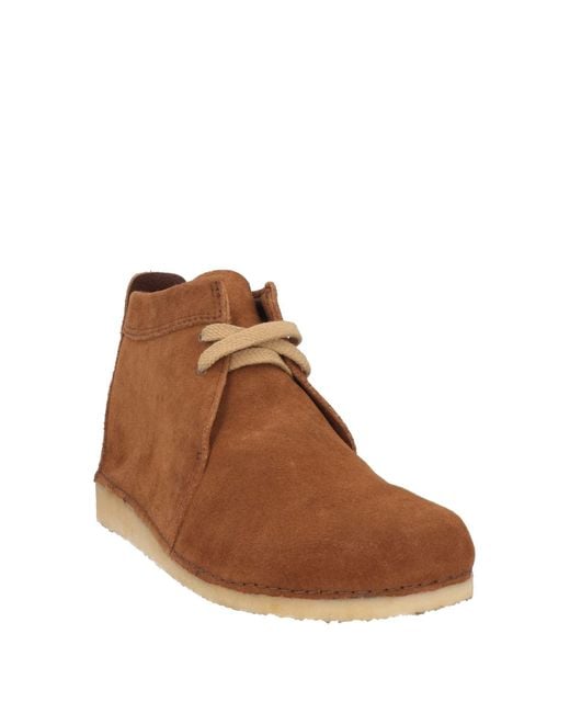 Bottines Clarks pour homme en coloris Brown