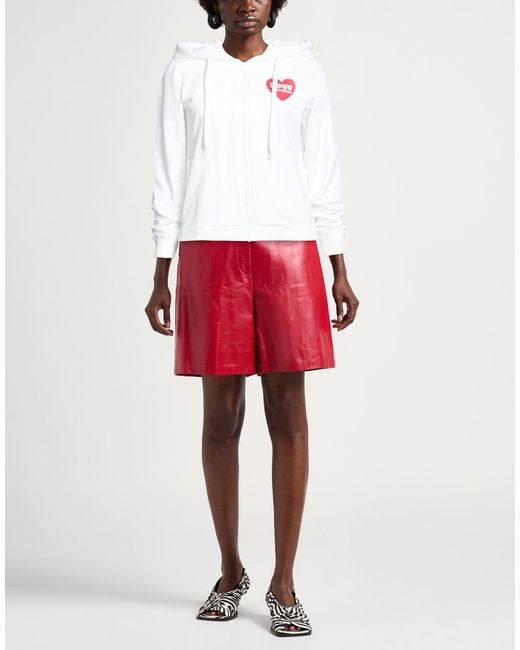 Love Moschino White Sweatshirts