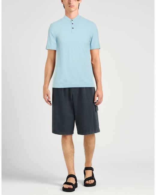 Alpha Studio Blue Sky T-Shirt Cotton, Elastane for men