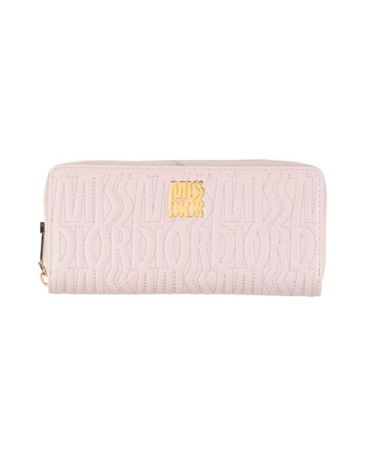Dior Pink Wallet Leather
