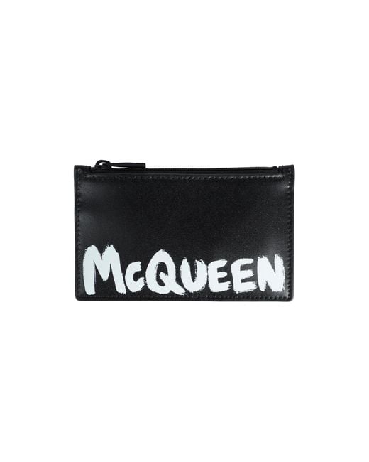 Tarjetero McQueen de hombre de color Black