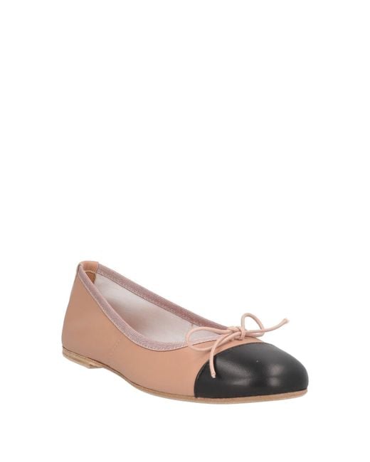Via Roma 15 Pink Ballet Flats