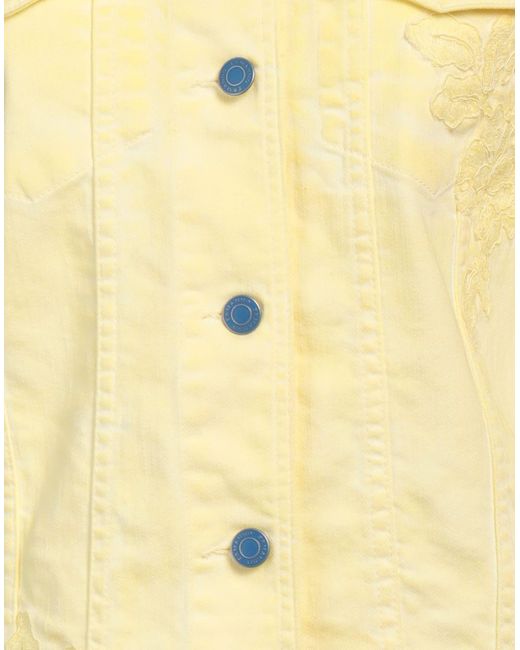 Ermanno Scervino Yellow Jeansjacke/-mantel