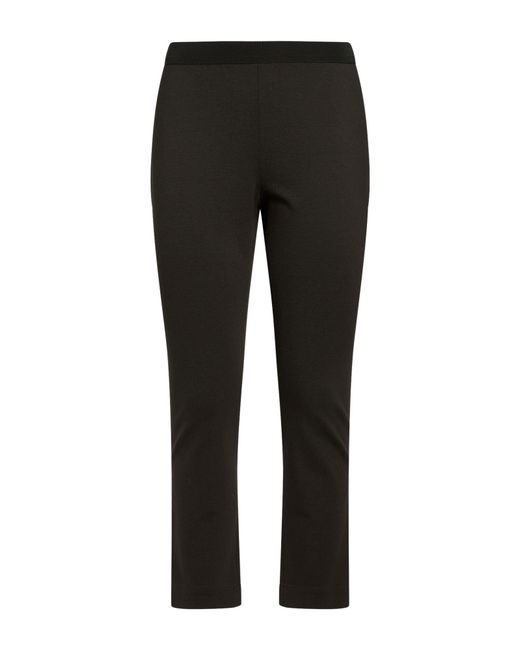 Liviana Conti Black Pants Viscose, Polyamide, Elastane