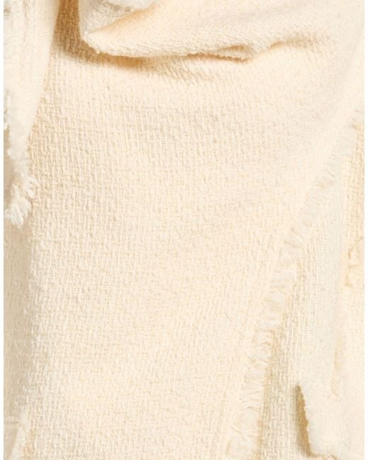 Alberta Ferretti Natural Jacket Virgin Wool, Polyamide, Silk