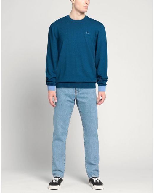 Sun 68 Blue Jumper for men