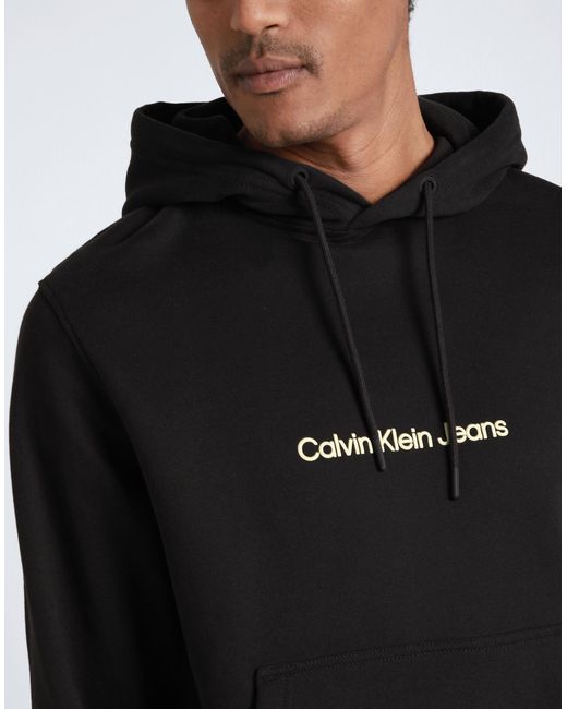 Sweat-shirt Calvin Klein pour homme en coloris Black