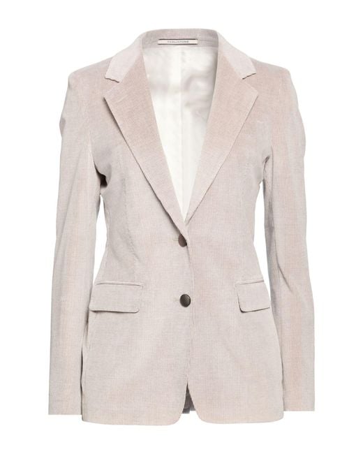 Tagliatore 0205 Natural Blazer Cotton, Cashmere, Elastane