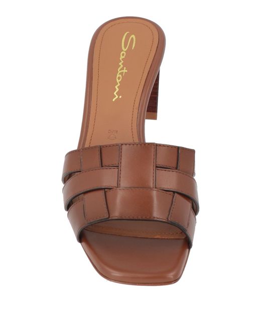Santoni Brown Sandals