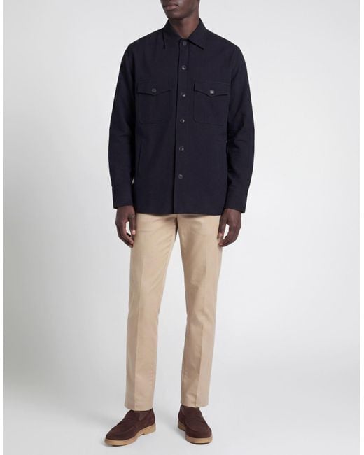 Tintoria Mattei 954 Blue Jacket Cotton, Elastane for men