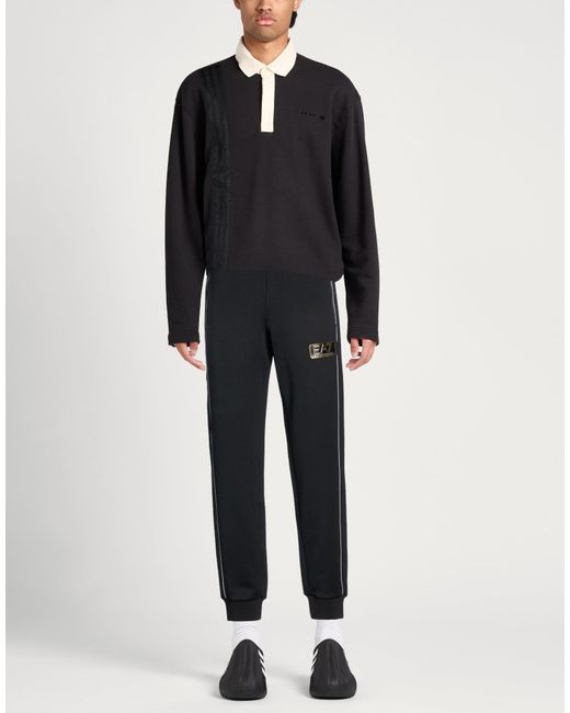 EA7 Black Pants for men