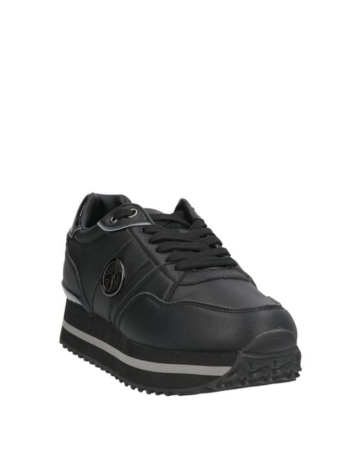 Patrizia Pepe Black Girl Sneakers Textile Fibers