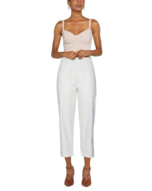 Ba&sh White Trouser