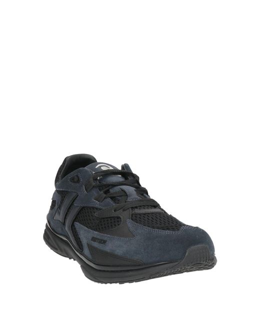 Lanvin Blue Sneakers Polyester, Goat Skin, Nylon for men