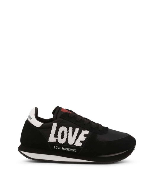 Sneakers Love Moschino de color Black