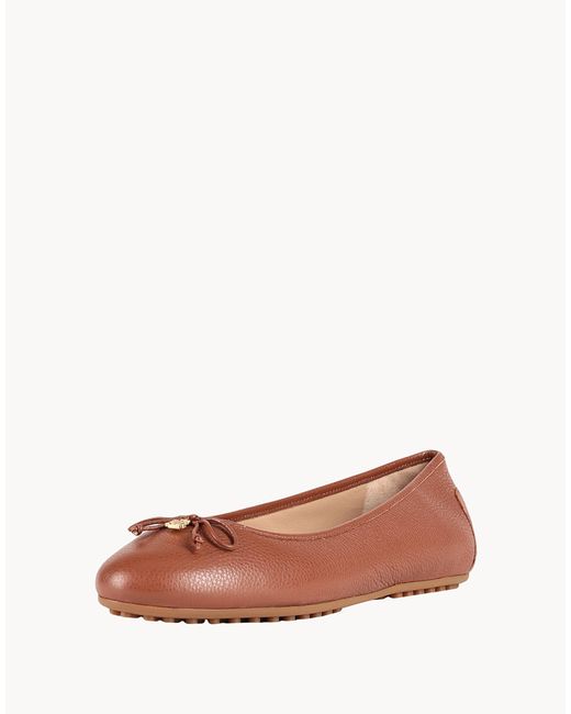 Ralph Lauren Brown Ballet Flats