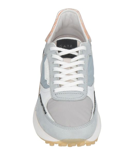 Date White Sneakers Leather, Nylon