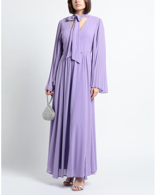 ViCOLO Purple Maxi-Kleid
