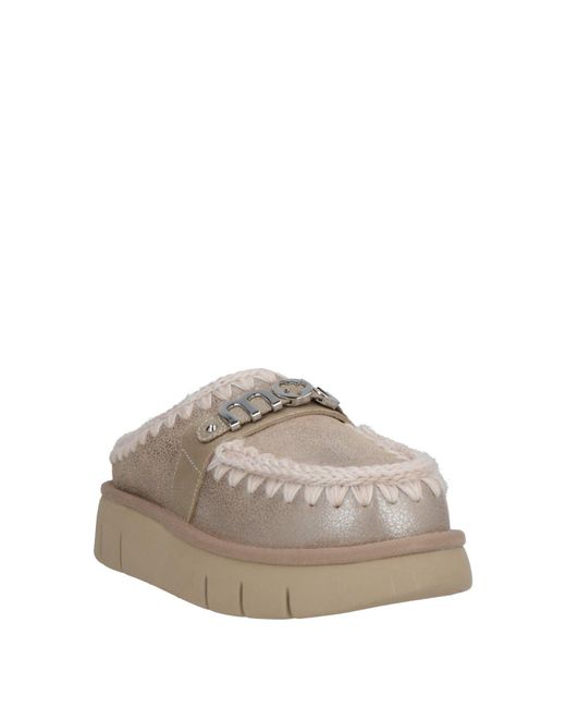 Mou Gray Mules & Clogs