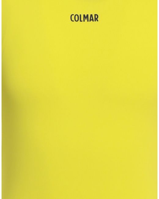 Colmar Yellow Military T-Shirt Polyamide, Elastane for men