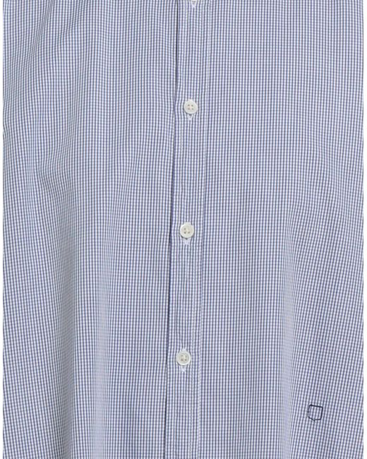 Massimo Alba Blue Shirt Cotton for men