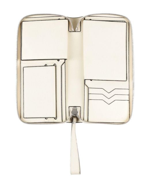 Valextra Natural Brieftasche