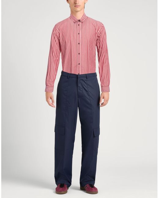 Scotch & Soda Pink Rust Shirt Cotton for men