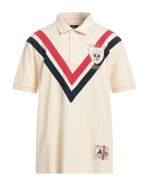 La Martina Natural Polo Shirt Cotton for men