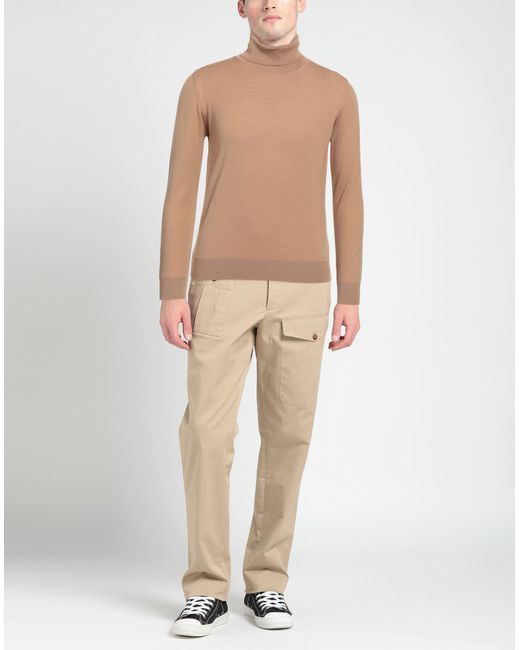 Alpha Studio Natural Turtleneck for men