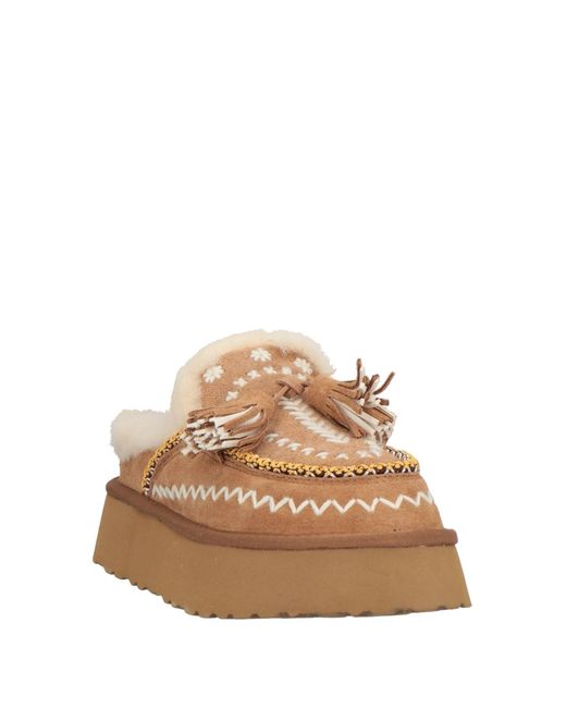Nan-Ku Couture Brown Mules & Clogs