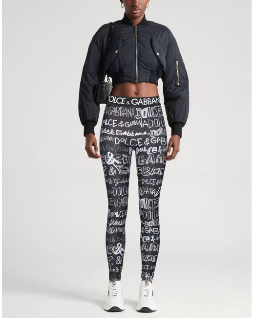 Dolce & Gabbana Black Leggings