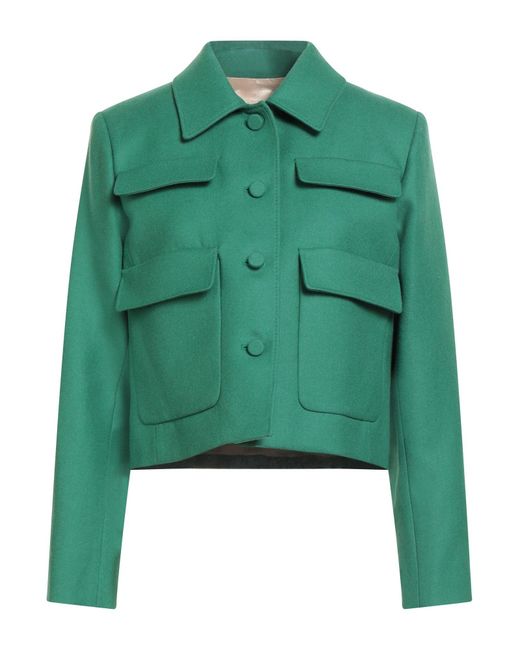 Paul & Joe Green Jacket Virgin Wool
