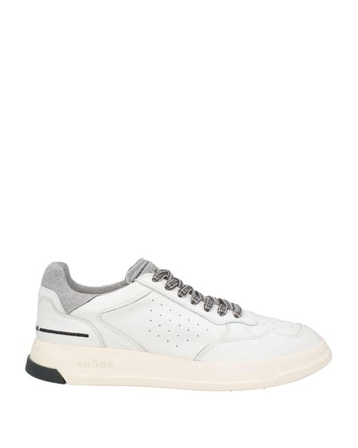 GHOUD VENICE White Sneakers Leather, Textile Fibers for men