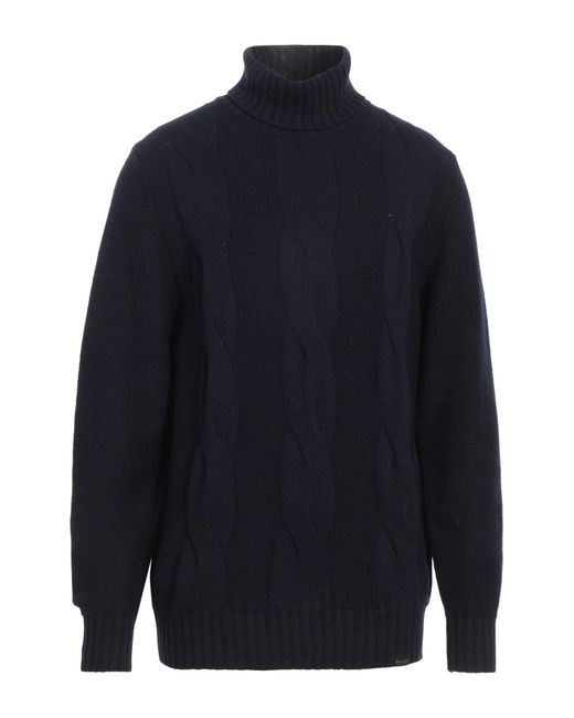 Brooksfield Blue Turtleneck for men