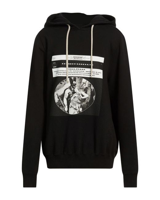 Rick Owens Black Sweatshirt for men