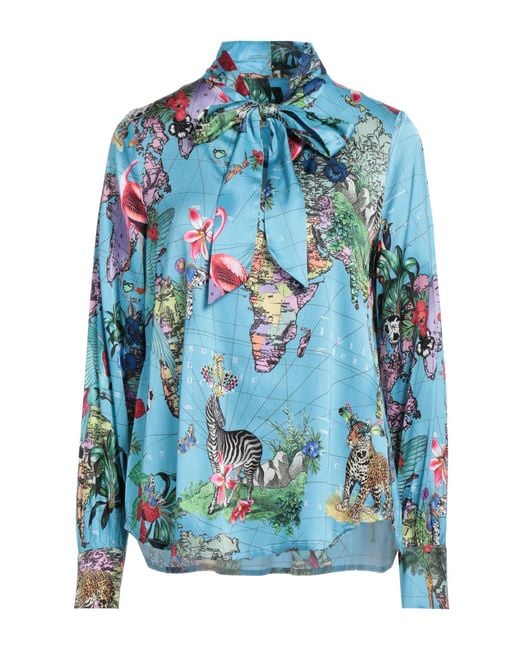 Top Shirtaporter de color Blue
