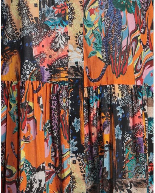 CONNOR & BLAKE Orange Maxi Dress Cotton