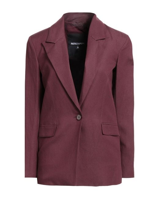 Patrizia Pepe Purple Blazer