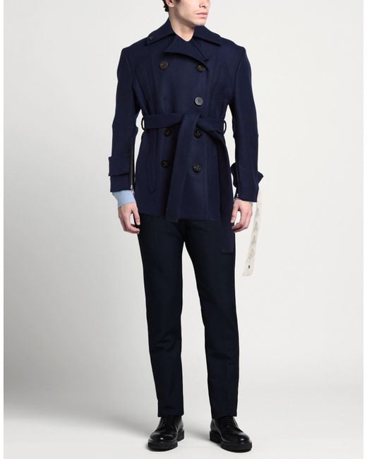 Setchu Blue Jacket Virgin Wool for men